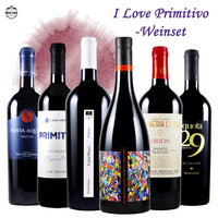 "I Love Primitivo"- Weinset, 6er Paket
