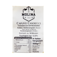 CASA MOLINA, Capunti Caserecci, 500 g, Pasta, 08TAR006