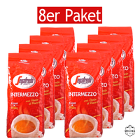 8er Paket, Segafredo Intermezzo 1kg Bohnen, 06KSF003_8, Espresso, Cafe