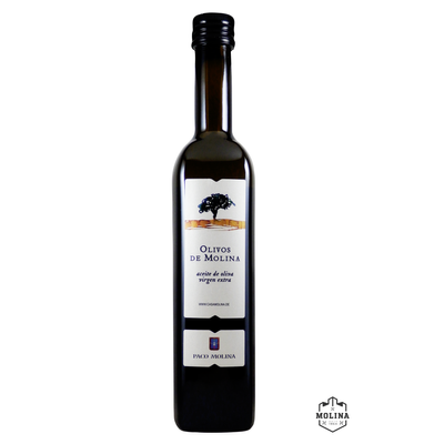 Cortijo Virgen de los Milagros, Mancha Real (Jaén) Olivos de Molina, Aceite extra virgen de oliva, 0,50 l Olivenöl, 09ABC001